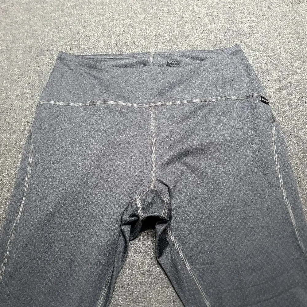 REI Coop Pants Womens Small Gray Take Your Time 7/8 Leggings Comfort Stretch